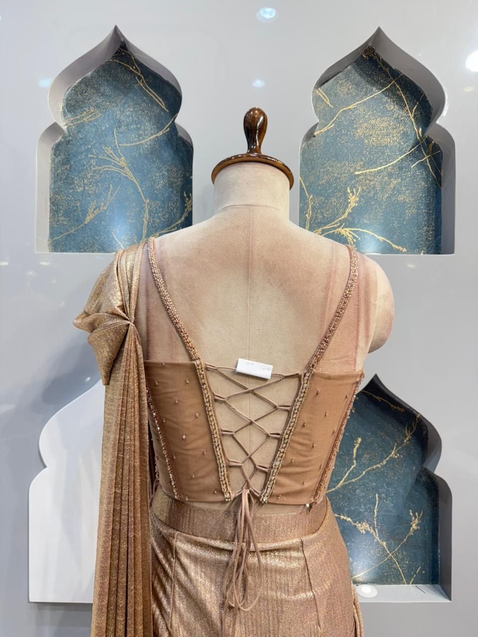"GOLDEN DRAPE LUXE DRSAPE SAREE" image 4