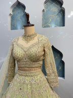 "SAGE GOLD ROYAL LEHENGA" image 2