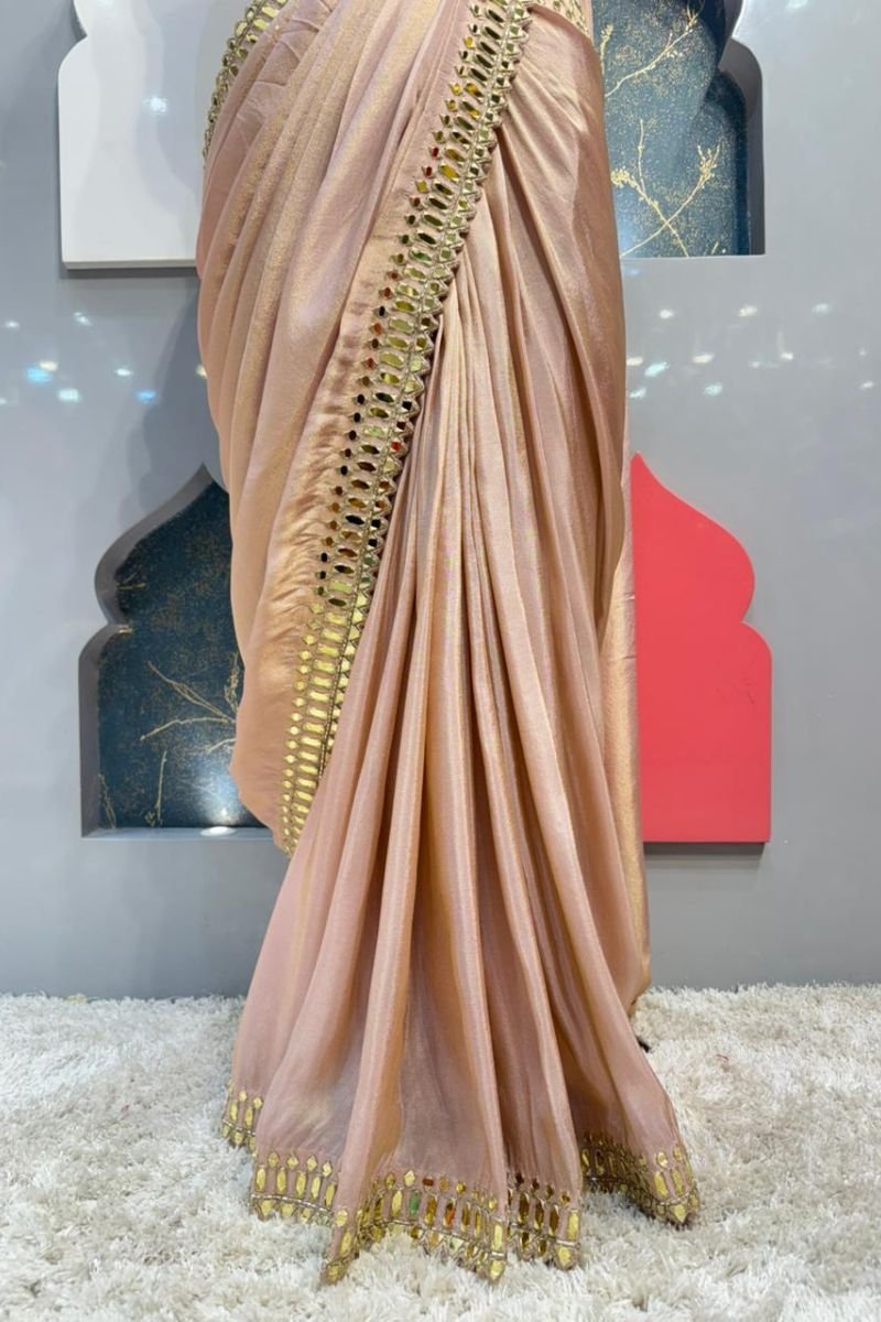 "BLUSH GOLD DRAPE ELEGANCE" image 3