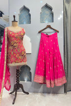 "REGAL PAISLEY BLOOM SHARARA" image 4
