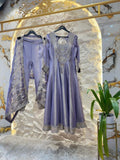 "LAVENDER LUXE ANARKALI" image 0