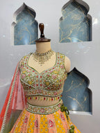 "RANG MAHAL MULTICOLOR LEHENGA" image 2