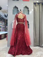 "CRIMSON ROYALE SEQUIN MERMAID image 5