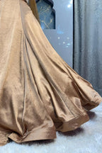 "GOLD COCKTAIL LEHENGA" image 3