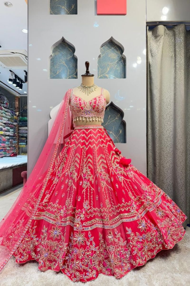 RANI RADIANCE EMBROIDERED LEHENGA" image 0