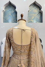 "CHAMPAGNE GOLD ROYAL RADIANCE LEHENGA" image 5