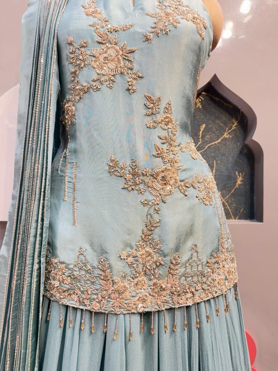 "ICE BLUE GRACE SHARARA" image 4