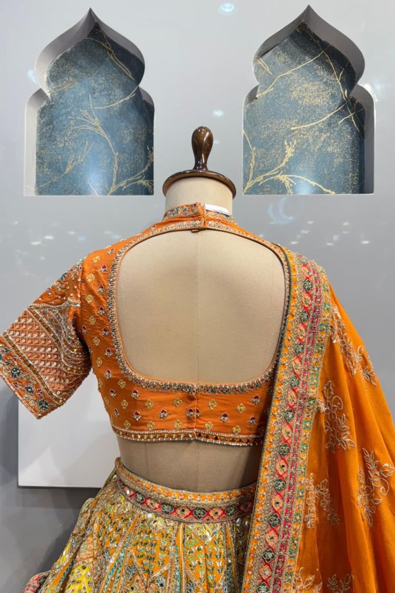 "FESTIVE MULTICOLOUR LEHENGA" image 5
