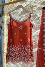 "BLUSH BLOOM SHARARA SUIT" image 1