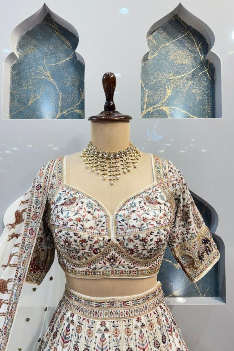 "IVORY HERITAGE LEHENGA" image 1