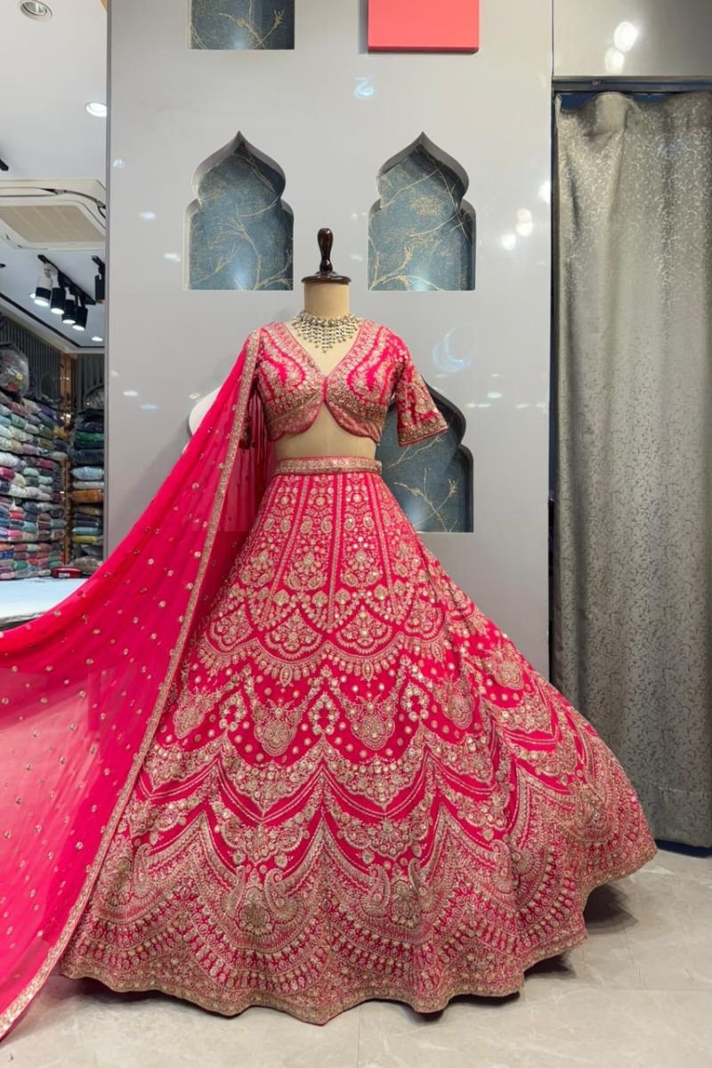 "RANI EMBROIDERED LEHENGA" image 0