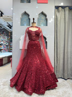 "CRIMSON ROYALE SEQUIN MERMAID image 0