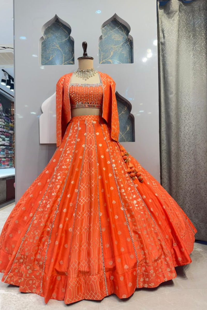 "KESARI NOOR LEHENGA" image 5