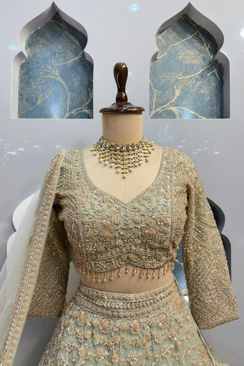 "CELESTIAL SAGE LEHENGA" image 1