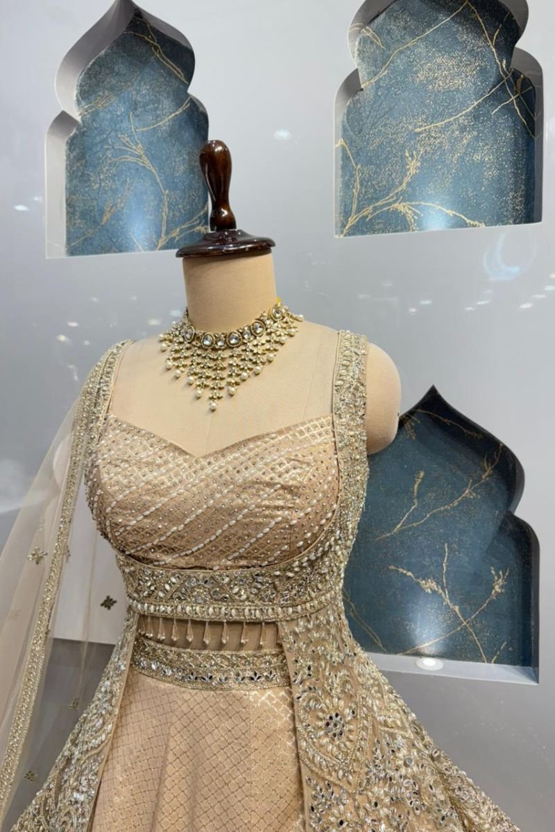"GOLDEN HEIRLOOM MAJESTY LEHENGA" image 1