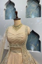 "GOLDEN HEIRLOOM MAJESTY LEHENGA" image 1