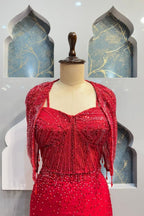 "RED VELVET GLAMOUR MERMAID" image 1