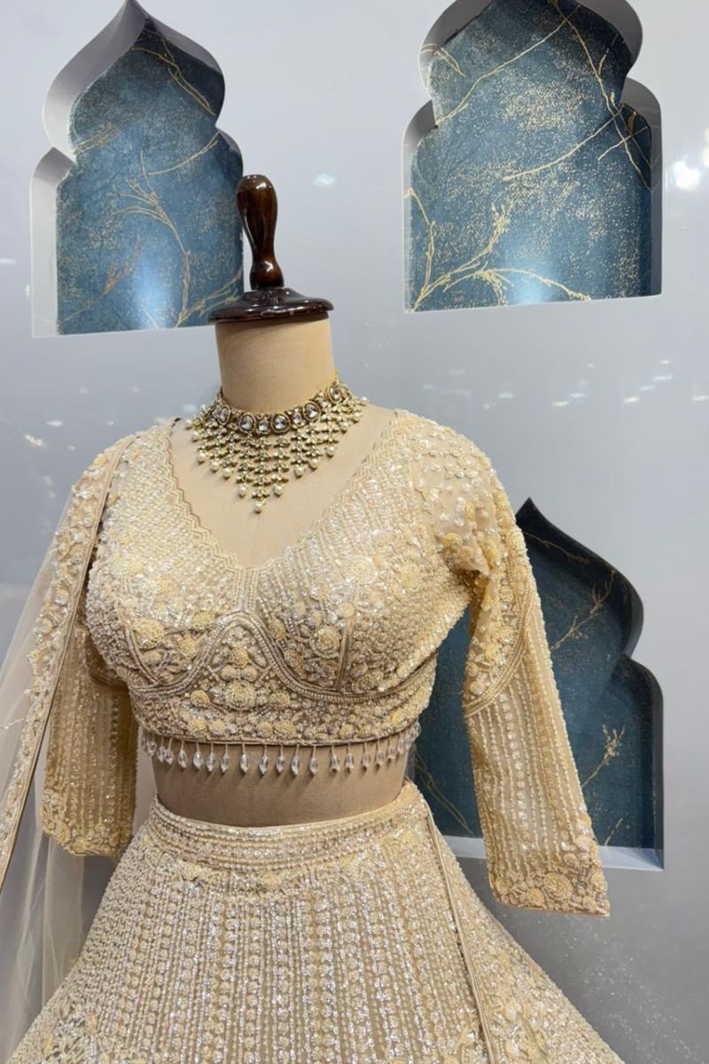 "IVORY ROYALE LEHENGA" image 2