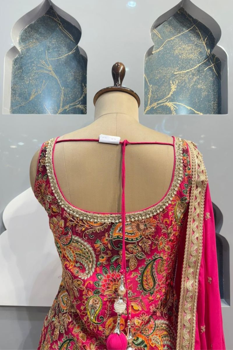 "REGAL PAISLEY BLOOM SHARARA" image 5