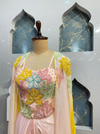 "SUNRISE BLOOM PASTEL INDO-WESTERN" image 2