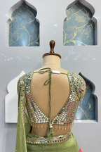 "FOREST GLOW MODERN SAREE" image 4