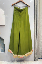 " EMERALD GARDEN EMBROIDERED SHARARA SET " image 3