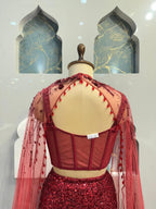 "CRIMSON ROYALE SEQUIN MERMAID image 4