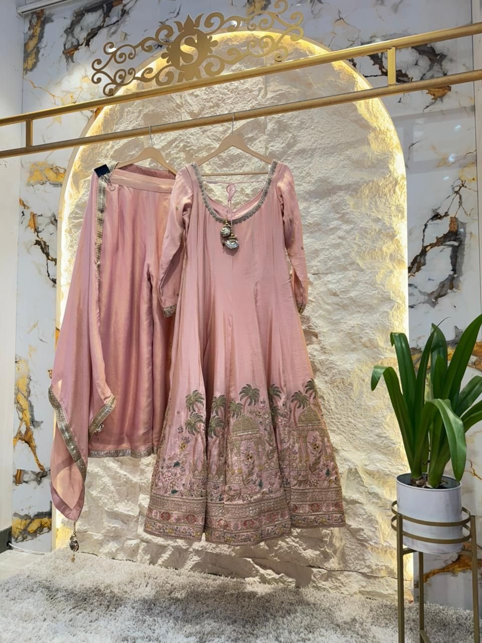 "SOFT ROSE FESTIVE ANARKALI" image 4