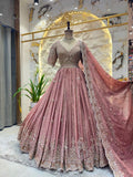"ROSE DUST ROYALE LEHENGA" image 0
