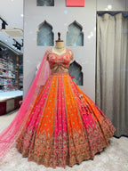 "SUNSET BLOOM LEHENGA" image 0