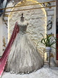 "IVORY GOLD REGAL EMBELLISHED LEHENGA" image 0