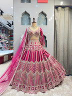 "RANI PINK COUTURE LEHENGA" image 0