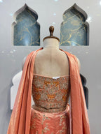"PEACH ROYALE INDO-WESTERN" image 4