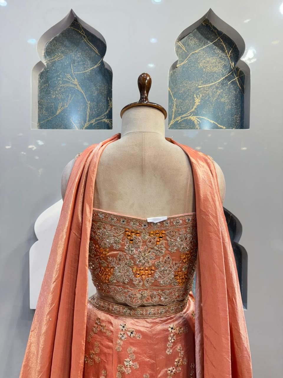 "PEACH ROYALE INDO-WESTERN" image 4
