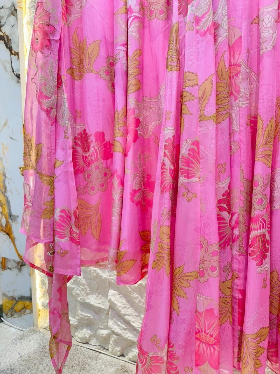 "BLUSH BLOOM FLORAL ANARKALI" image 2