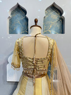 "GOLDEN RADIANCE BRIDAL LEHENGA" image 5