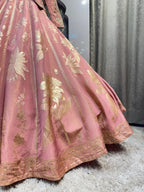 "BLUSH ROYALE JACKET LEHENGA" image 3