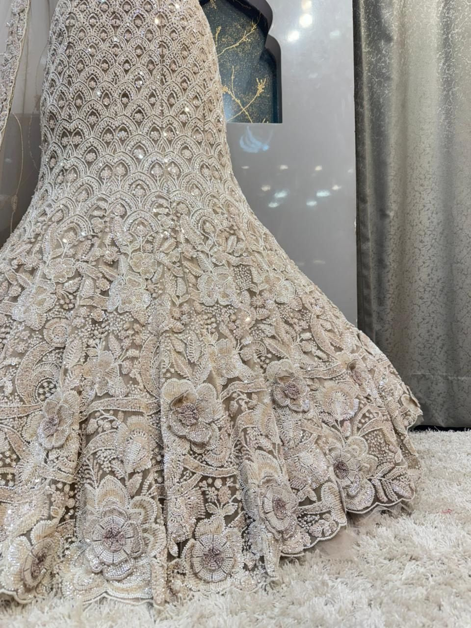"CHAMPAGNE ELEGANCE EMBROIDERED MERMAID" image 3