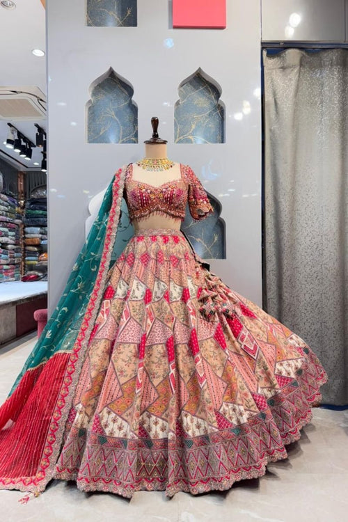 "ROYAL PATCHWORK LEHENGA" image 0