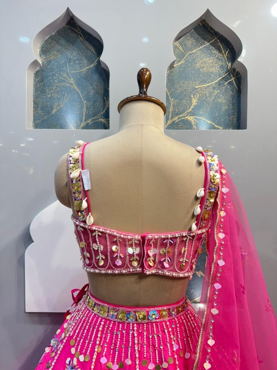 "RANI NOOR MIRRORWORK LEHENGA" image 5