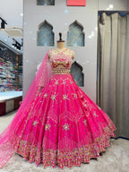 "RANI NOOR MIRRORWORK LEHENGA" image 0