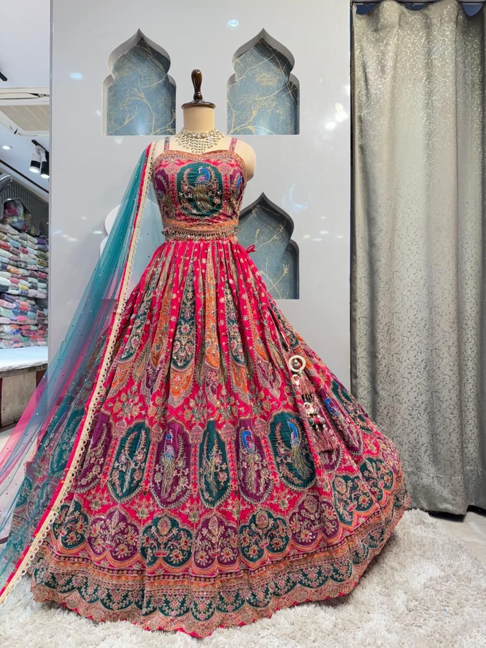"MORBAGH ROYALE LEHENGA" image 3