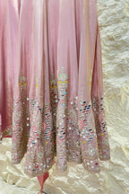 "BLUSH MIRROR GLOW SHARARA SET" image 3
