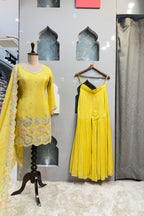 "SUNSHINE BLOOM YELLOW SHARARA" image 0