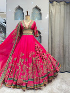 "RANI ROYALE EMBROIDERED LEHENGA" image 3