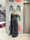 "MIDNIGHT GLAM INDO-WESTERN DRAPPED ENSEMBLE" image 0
