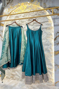 "TEAL GRACE ANARKALI" image 0