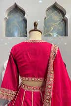 "RANI PINK REGAL FLARE LEHENGA" image 5