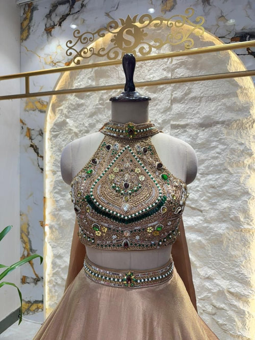 "GOLDEN GLOW COUTURE LEHENGA" image 1