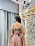 "ROSE GOLD RADIANCE LEHENGA" image 5
